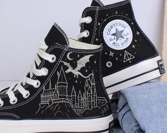 Converse brodées dragon Chuck Taylor : Converse assistant personnalisé