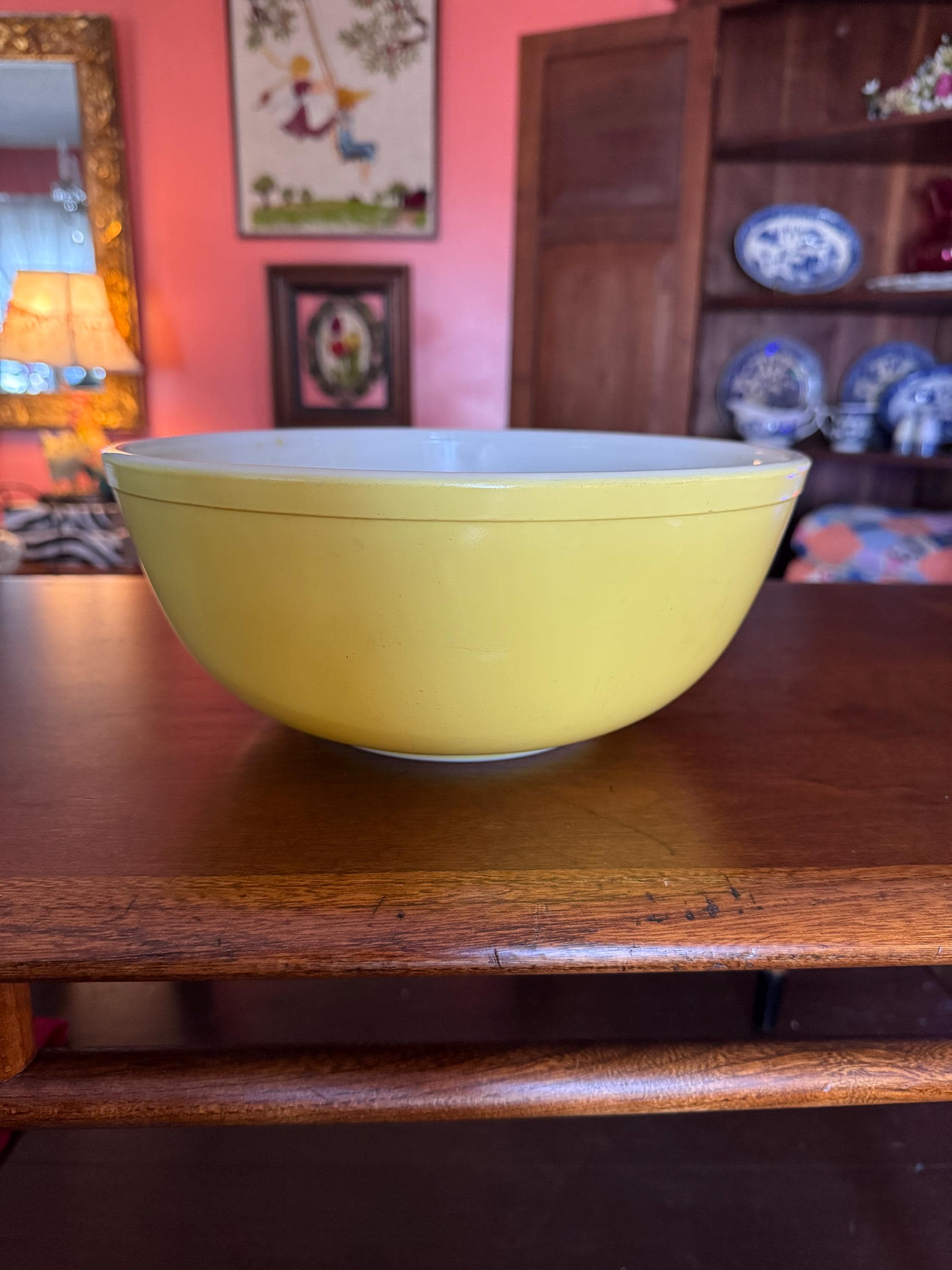 パイレックス　ミキシングボウル4点 ヴィンテージ パイレックス 4 クォート ミキシングボウル - Etsy 日本