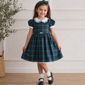 modern tartan dress Briar Tartan Dress
