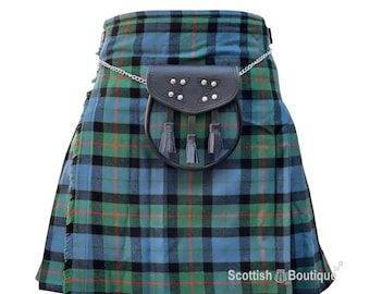 Men's 8 Yard Tartan Kilt With Same Tartan Kilt Sporran Available In 50+ Tartans