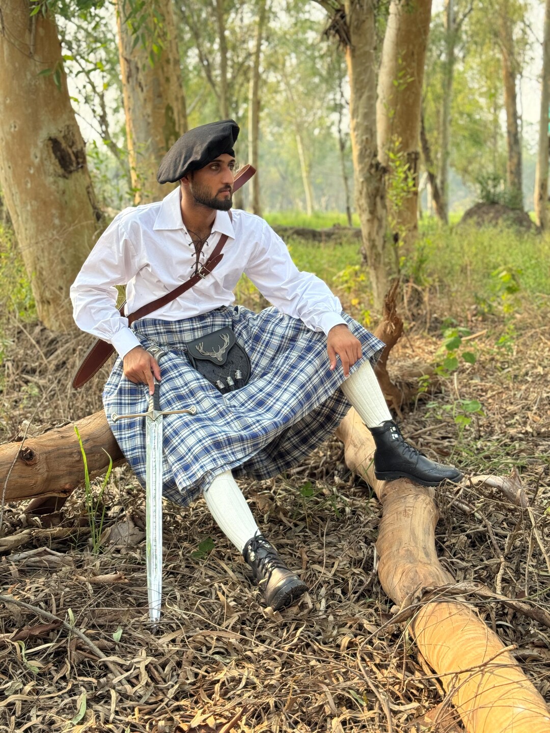 Great Kilt Traditional Highland Tartan 16th Century Scottish Great Kilt great-kilt-traditional-highland-tartan-16th-century-scottish-great-kilt