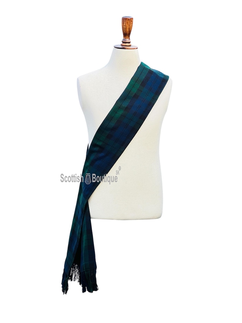 Women's Tartan Sash Scottish Highland Full Size Sash Length 90 X Width ...