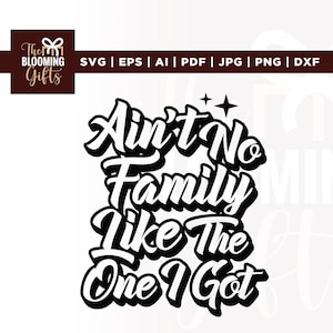 Não há família como a que eu tenho Svg, ideia de camiseta de reunião, Cricut, sublimação, camiseta de família, árvore genealógica Svg, camiseta preta de família Svg