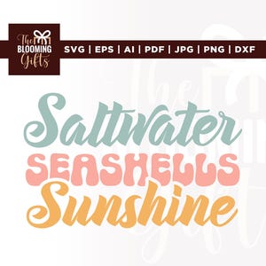 Saltwater seashells sunshine svg, Cricut, Png, Svg, sublimation, Saltwater seashells sunshine png, summer svg, great summer svg, beach svg