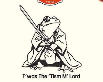 T'was 'tím m's lord Machine Embroidery File, Funny Duck Embroidery Design, DST PES File for Embroidery Machine