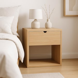 Bedside Table – Niigata solid oak wood