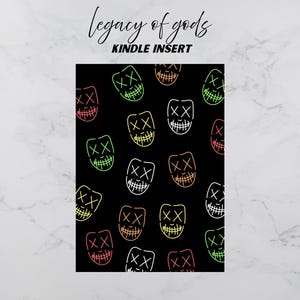 Legacy of gods kindle insert/ rina kent/ legacy of gods series merch/ god of fury/ rina kent books/ the heathens/ legacy of gods