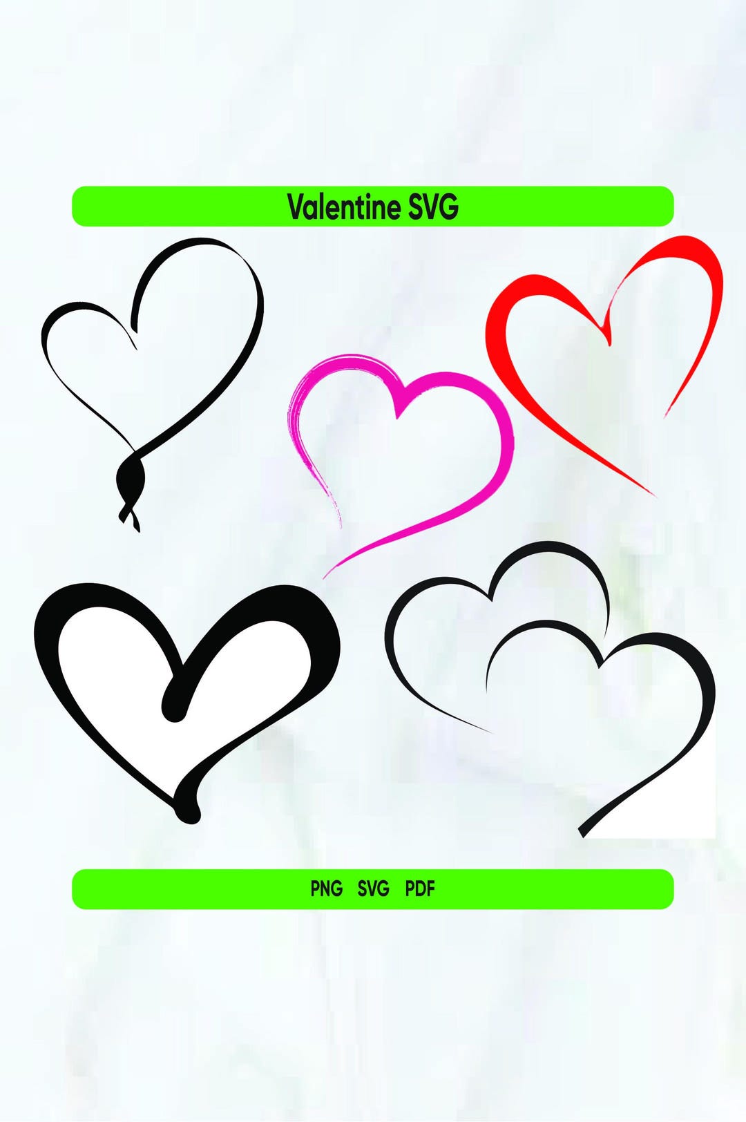Heart Svg, Valentines Svg, Valentine Svg Bundle, Heart Svg Bundle ...