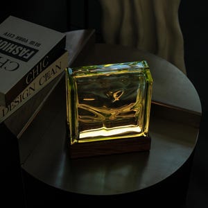 Modern bordslampa | LED-skrivbordslampa | Handgjord heminredning