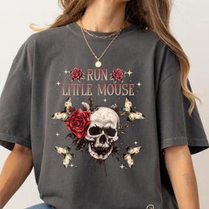 Run Little Mouse Comfort Colors Shirt, Haunting Adeline T-Shirt, Dark Romance Tee, Gothic Book Lover Shirt, Spicy Bookish Shirt