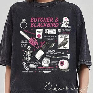Butcher & Blackbird Comfort Colors Shirt, Dark Romance Book Tee, Scythe and Sparrow Shirt, Brynne Weaver Inspired T-Shirt