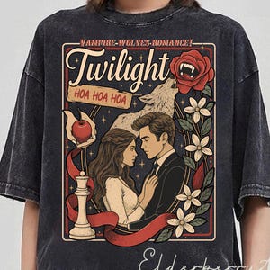 Twilight inspiriert HOA HOA HOA Comfort Farben Shirt, Forks Washington T-Shirt, Buch-Liebhaber-T-Shirt, lustiges Twilight-Fangeschenk
