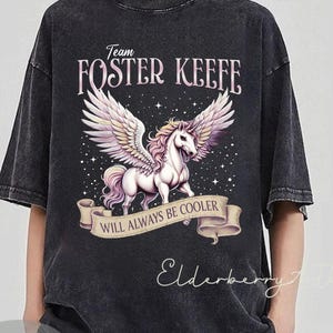 Camiseta de colores cómodos del equipo Foster-Keefe, camiseta de Foxfire Academy, camiseta de merchandising de KotLC, camiseta de Keeper of the Lost Cities, regalo para fans de Foster-Keefe