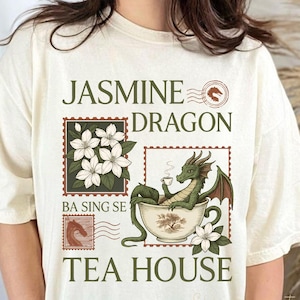 Jasmine Dragon Tea Shop Comfort Colors Shirt, Uncle Iroh T-Shirt, Avatar Anime Tee, Iroh Tea Shop Shirt, Anime Lover Gift, Avatar Fan Shirt