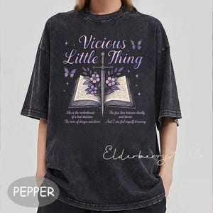 Powerless Vicious Little Thing Comfort Colors Shirt, Powerless Book Series Tee, Kai Azer Paedyn Gray Shirt, Fantasy Book Lover T-Shirt