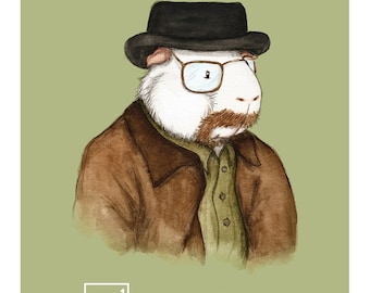 Haysenberg 8x10 - Breaking Bad Walter White Guinea Pig  Art Print