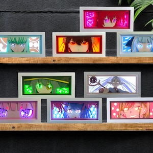 Lightbox anime, Lightbox anime per scrivania da gioco, Lightbox anime waifu, Lightbox anime girl, Lightbox anime kawaii, Lightbox anime personalizzata