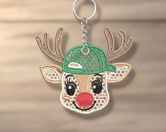 FSL hiphop rendieren ornament borduurontwerpen Instant 3 grootte downloaden