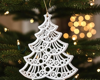 FSL Weihnachtsbaum Stickerei Ornament Stickdatei