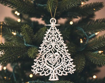 FSL Weihnachtsbaum-Stickmuster (Digitaler Download)