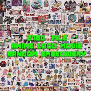 2700+ Embroidery Designs Bundle,  Anime Emb, Cars Emb, Celebrities Emb, Cartoons Embroidery, Logo Emb, Random sizes Embroidery downloads