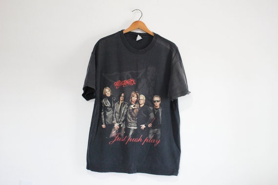 aerosmith just push play t shirt
