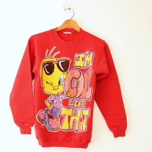 Vintage I&#39;m Cool Like That Tweety Sweatshirt Small