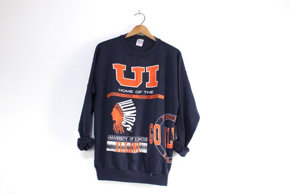 Vintage University of Illinois Fightin Illini Swea