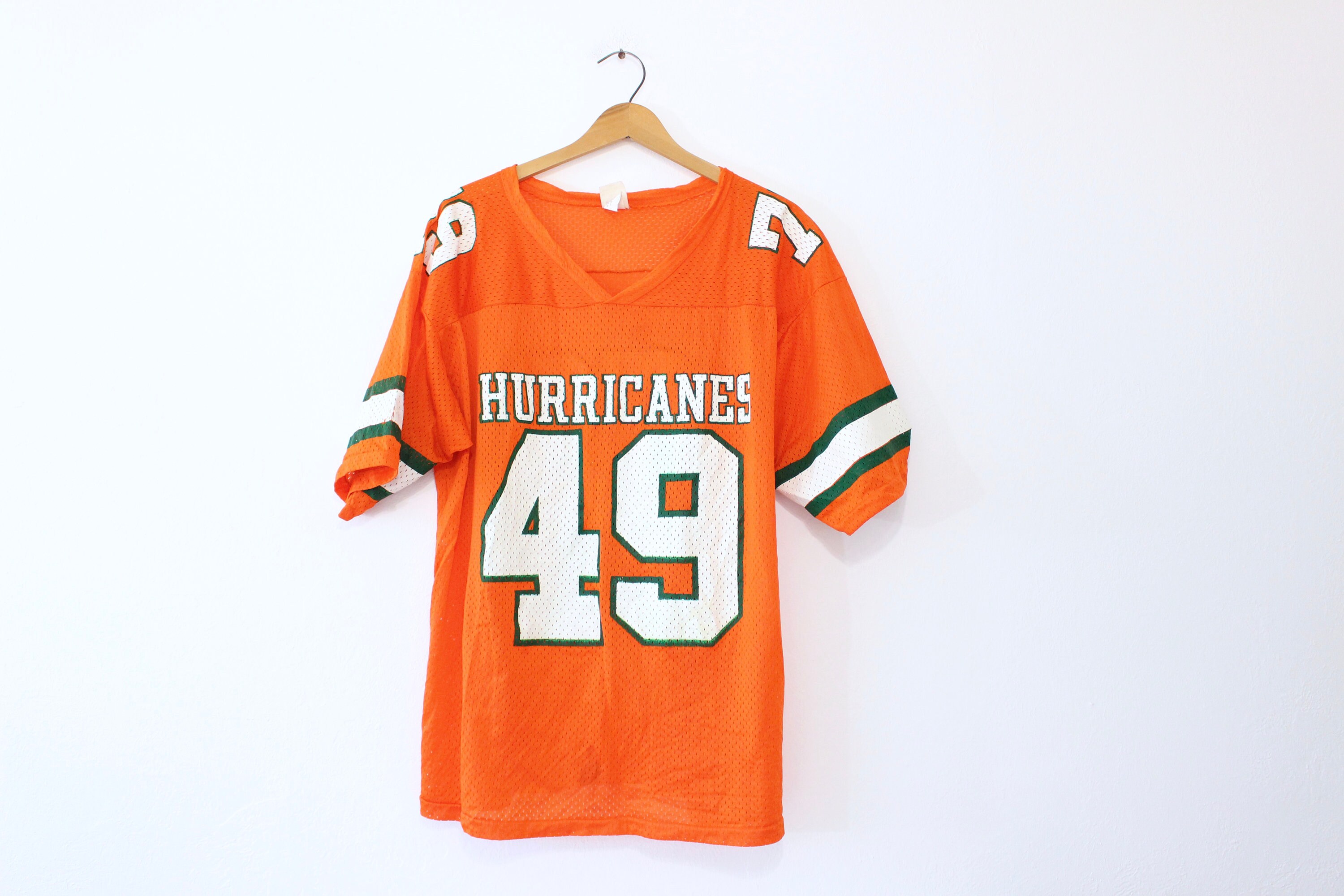 Unisex ProSphere Orange Miami Hurricanes NIL Pick-A-Player Baseball Jersey Size: Medium