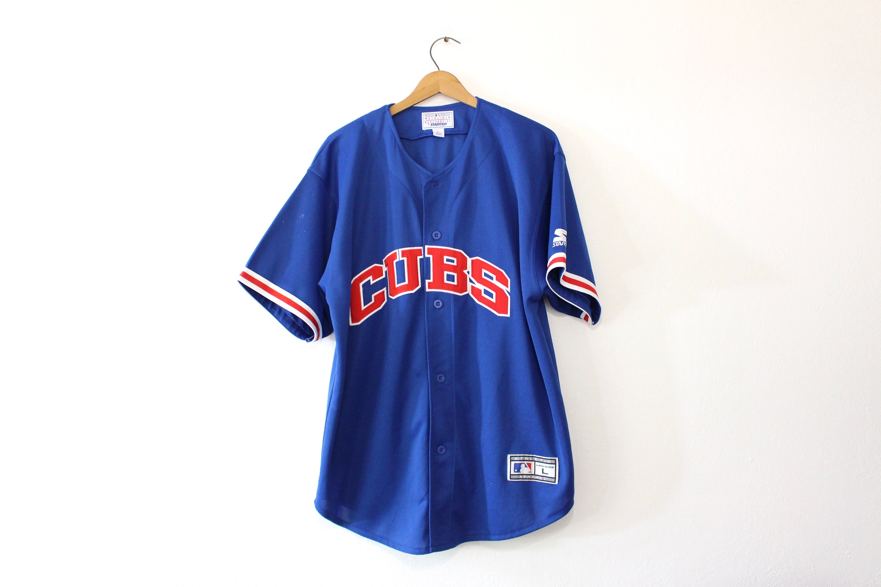 Isochrone Vintage Chicago Cubs Baseball MLB Starter Jersey Large