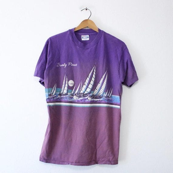 Vintage Sandy Pines Michigan T Shirt Large
