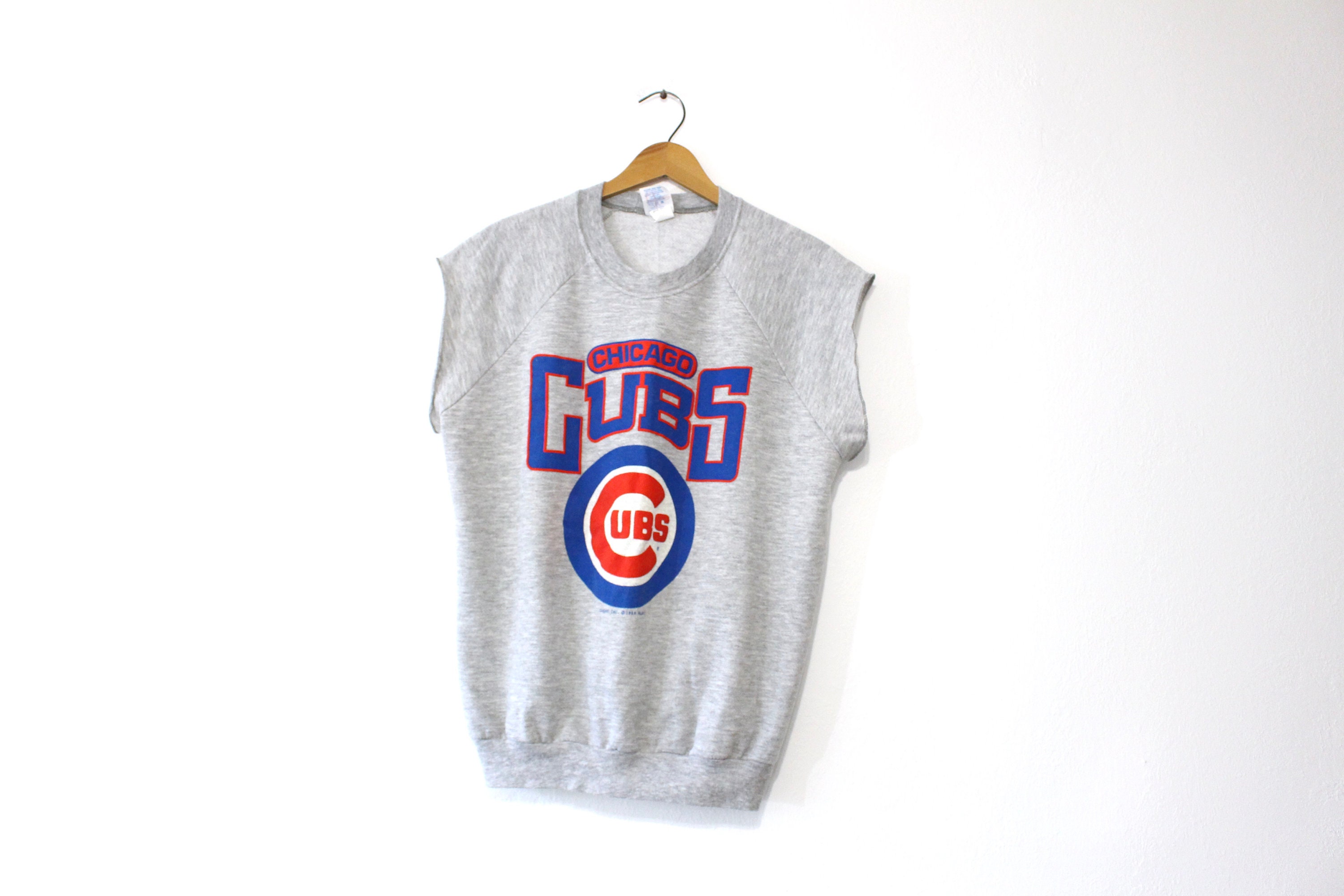 Men's Chicago Cubs Heather Gray Hometown Collection Cubbies T