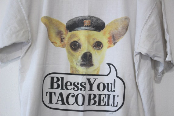 Vintage Bless You Chihuahua Taco Bell T Shirt XL - Etsy