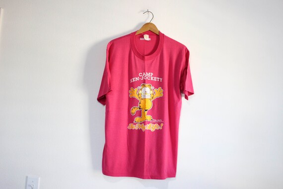 Vintage Camp Ken Jockety Garfield T Shirt XL