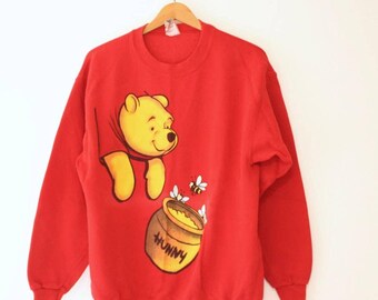 Vintage Disney Winnie the Pooh Piglet Sweatshirt Medium