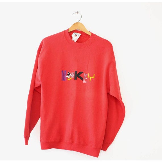 Vintage Walt Disney Mickey Mouse Sweatshirt Large