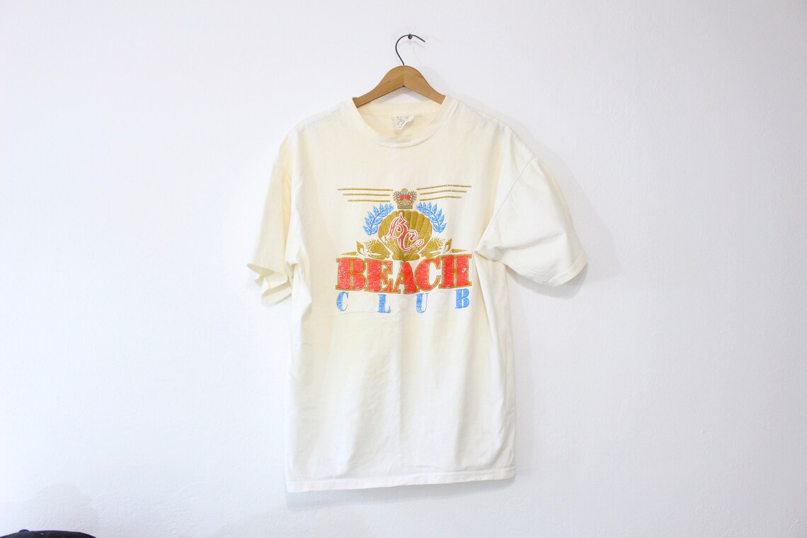 Vintage Beach Club T Shirt XL | Etsy