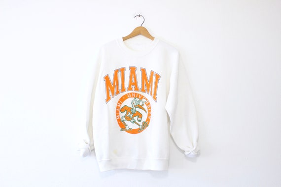 university of miami sweatshirt vintage