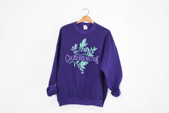 Vintage Glacier National Park Montana Sweatshirt