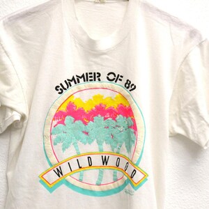 Vintage Wildwood Crest New Jersey Summer of 89 T Shirt Large image 2