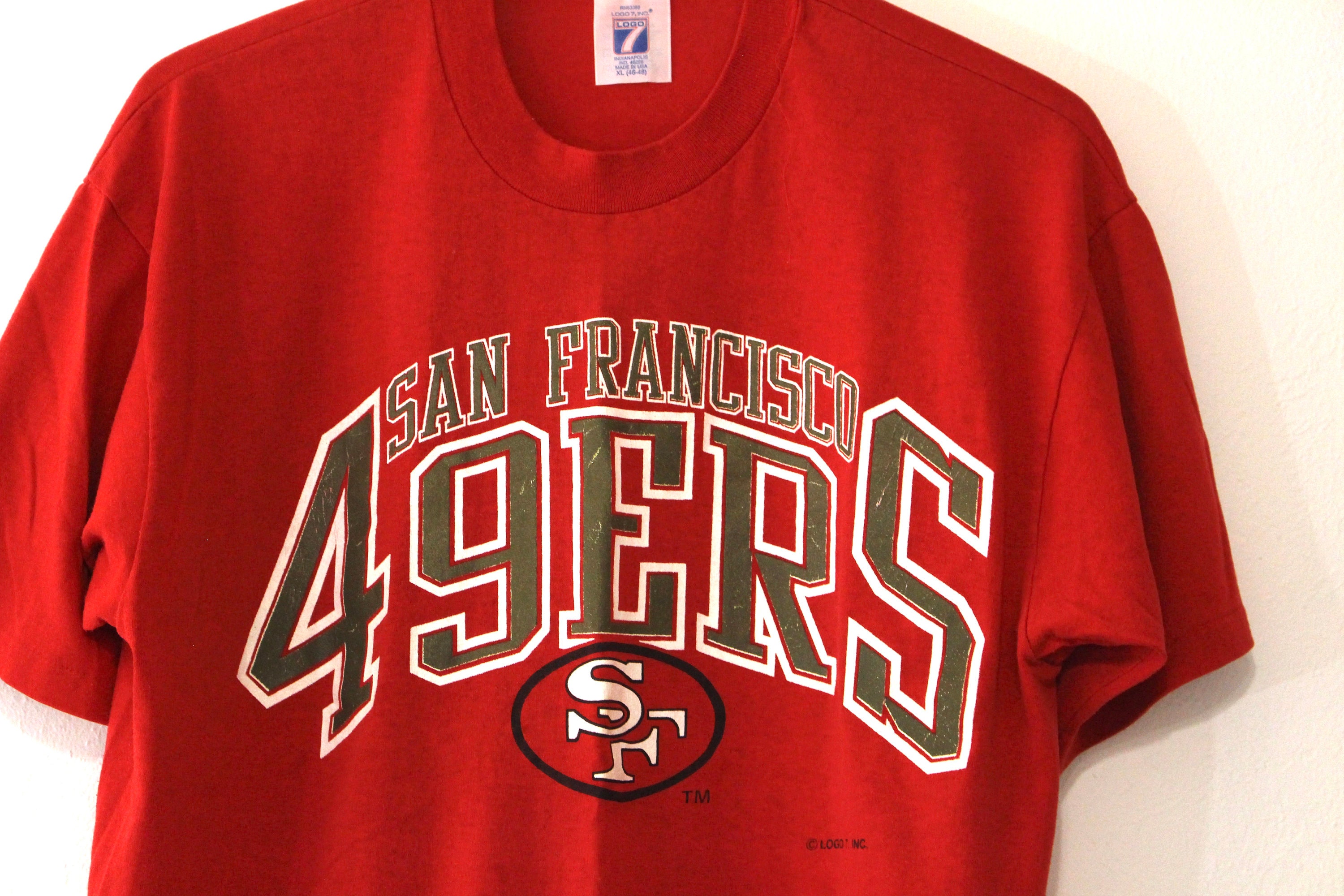 Vintage San Francisco 49ers Forty Niners Football T Shirt XL | Etsy