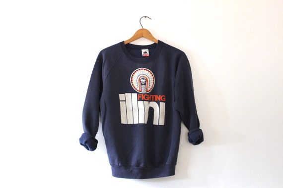 Vintage University of Illinois Fightin Illini Swea