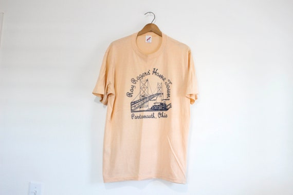 Vintage Roy Rogers Home Town Portsmouth Ohio T Shi