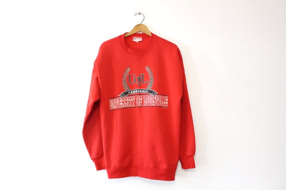 louisville sweatshirt red