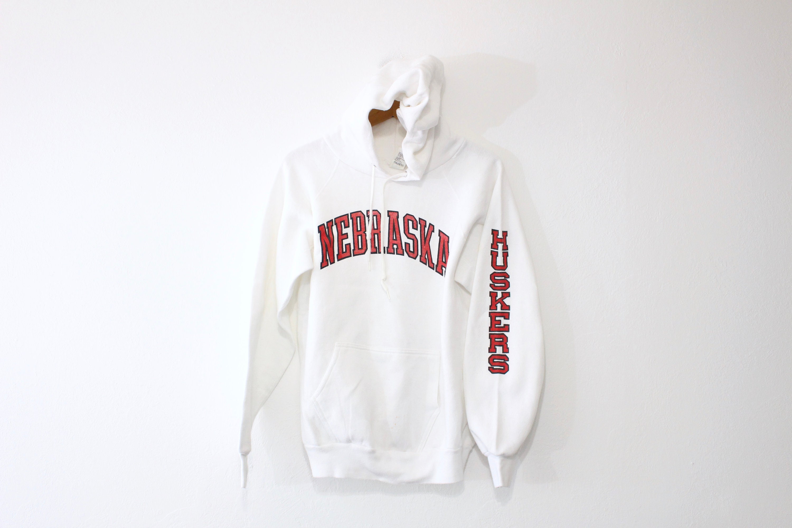 Vintage University of Nebraska Cornhuskers Huskers Hooded