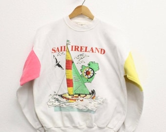 Vintage Sail Ireland Sweatshirt Medium