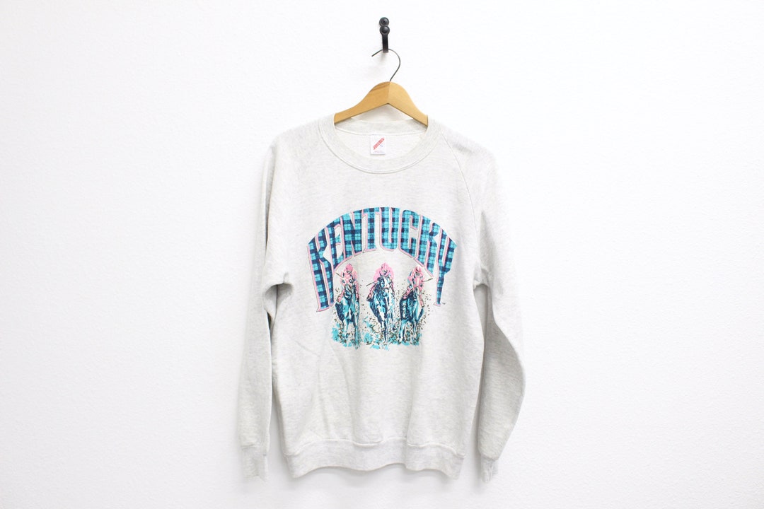Vintage Kentucky Derby Sweatshirt XL Etsy