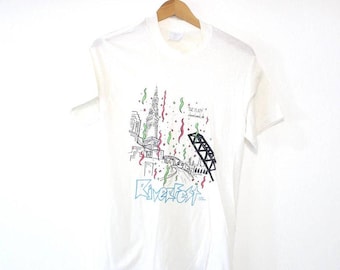 Camiseta vintage de Cleveland, Ohio, The Flats Riverfest, talla M