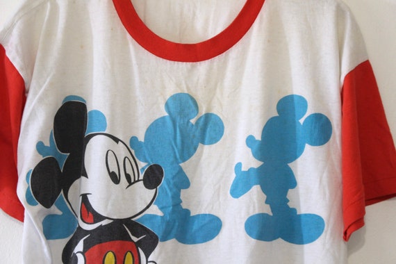 Vintage Mickey Mouse Walt Disney World Oversized Cropped Jersey 1X main image 1