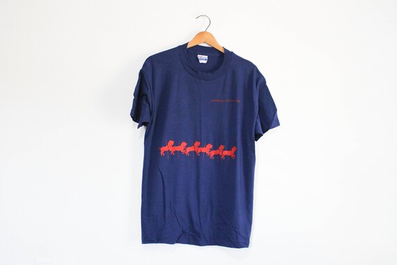 Vintage Bushnell Park Carousel Society Connecticut T Shirt